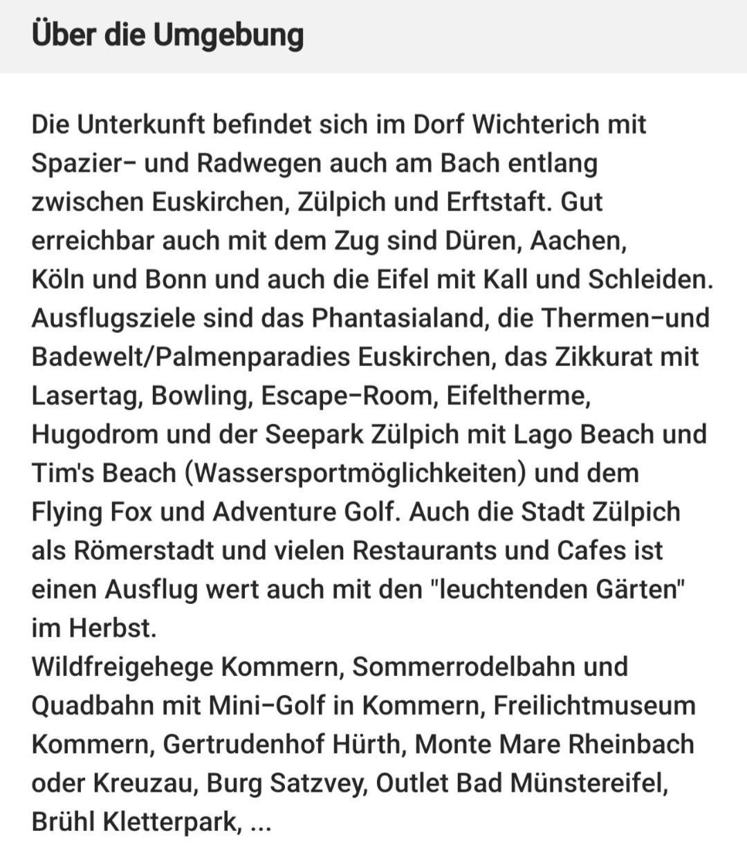 Private 1-2,5 -Zimmer-Wohnung Mit Terrasse Zulpich Kültér fotó